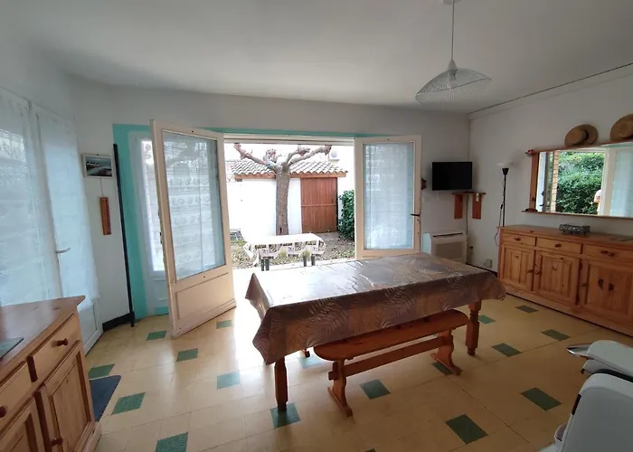 Rez De Jardin Lumineux à 100m De La Apartamento Valras-Plage